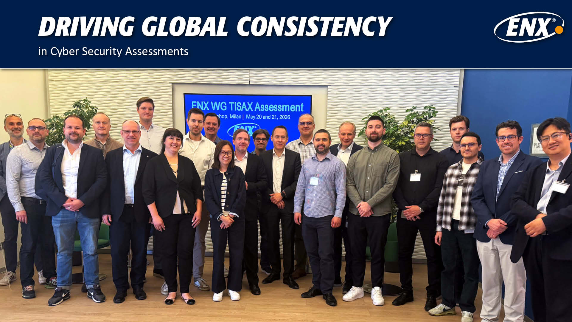 Picture of the ENX Working Group TISAX Assessment